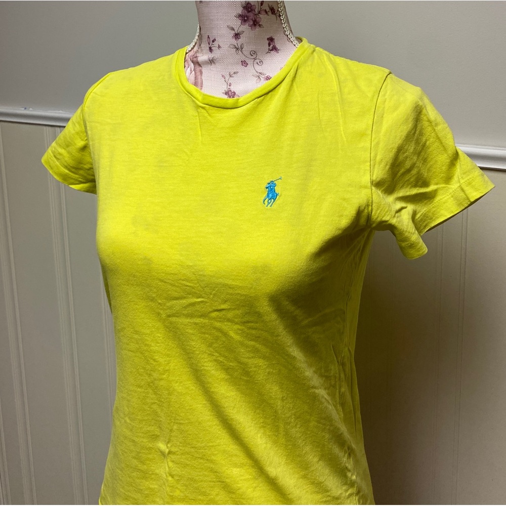 RALPH LAUREN T Shirt V Neck 100% Cotton